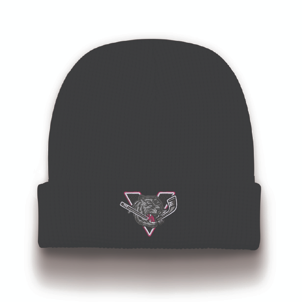 Tuque Noir gauffré fille dk22