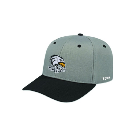 Hawks Casquette i8505 Gris et Noir